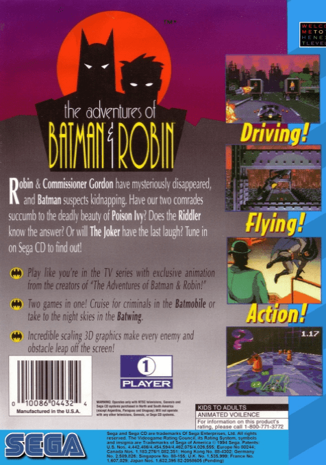 Adventures of Batman and Robin, The — box-2D-back (US)