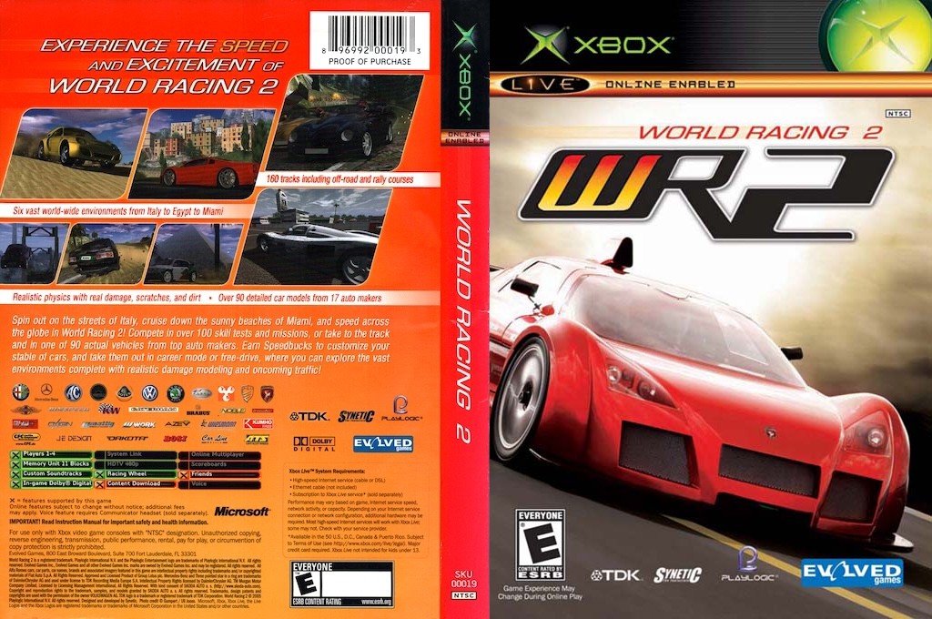 World Racing 2 — box-texture (US)
