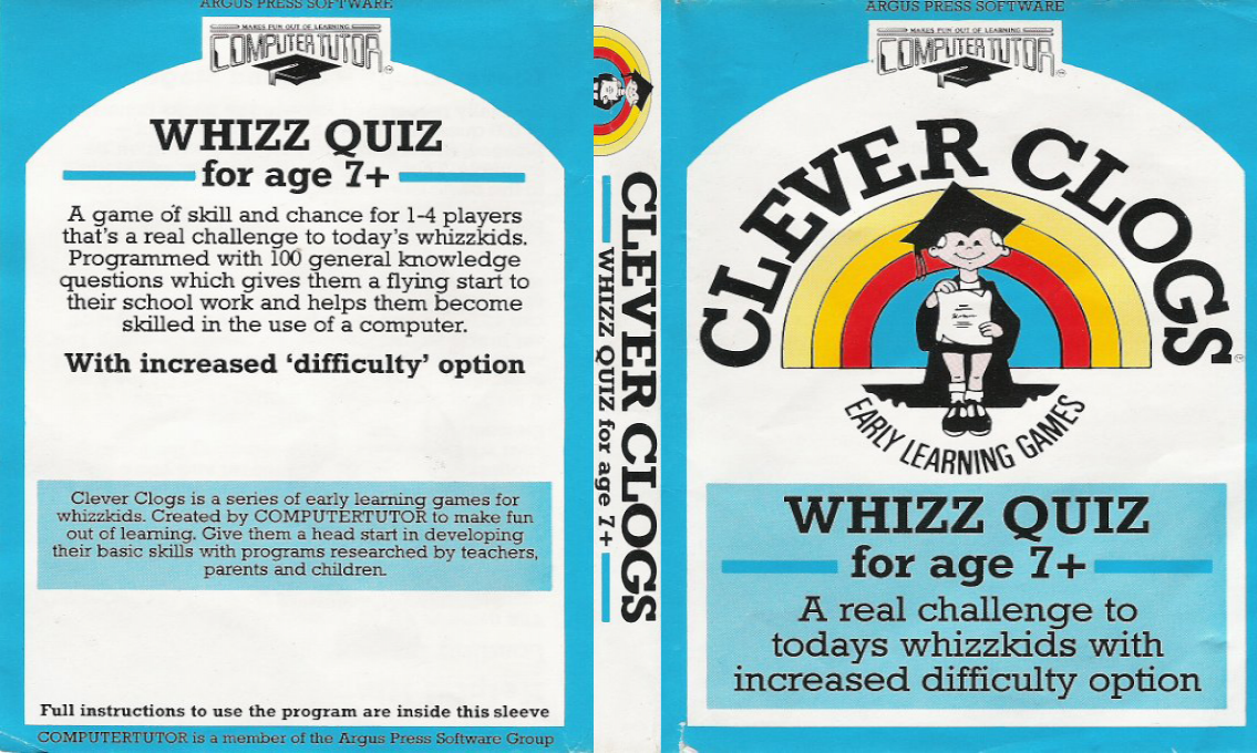 Clever Clogs : Whizz Quiz — box-texture (EU)
