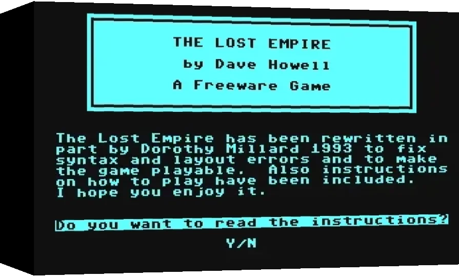 The Lost Empire — box-3D (WOR)