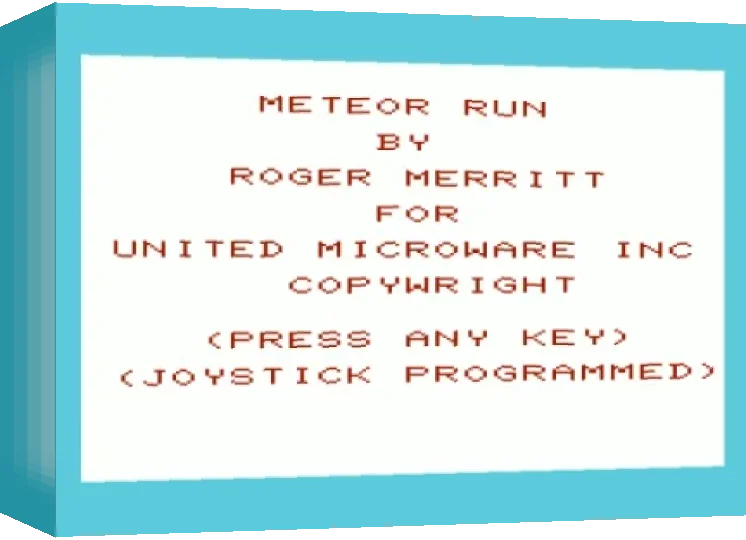 Meteor Run — box-3D (EU)
