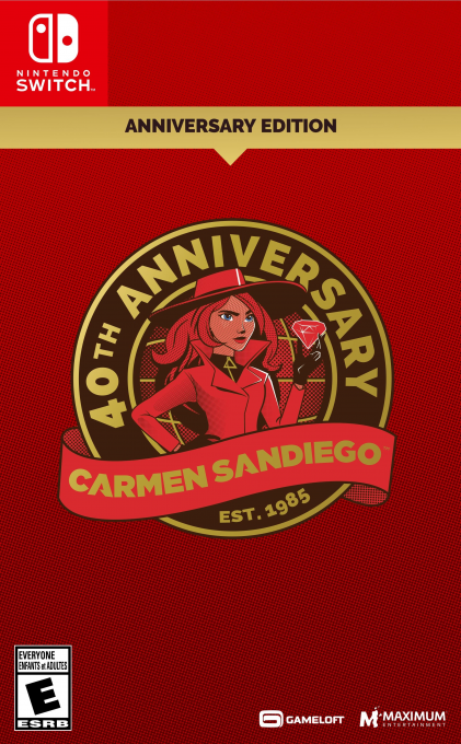 Carmen Sandiego 40th Anniversary Edition box art