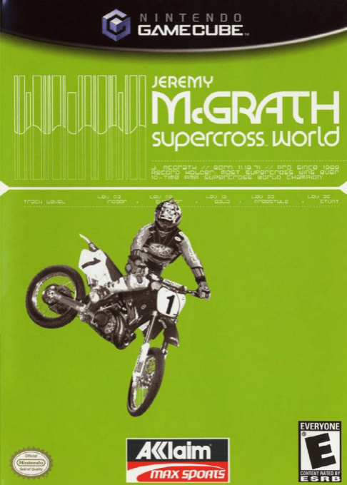 Jeremy McGrath Supercross World box art