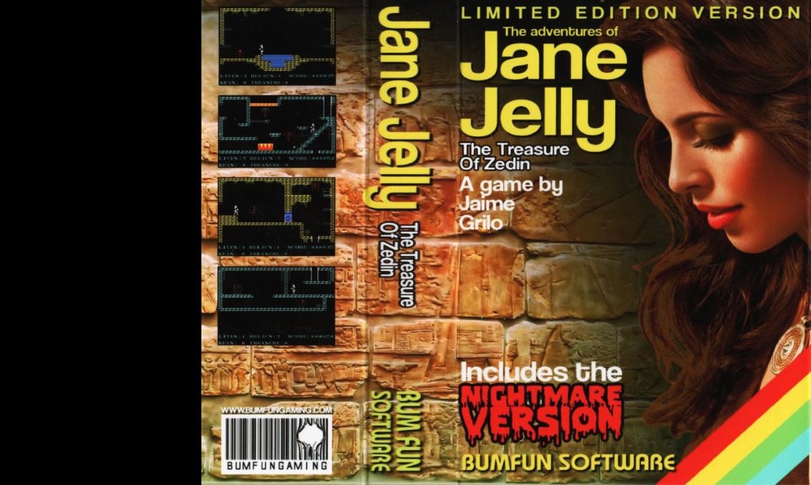 The Adventures of Jane Jelly - The Treasure of Zedin — box-texture (EU)