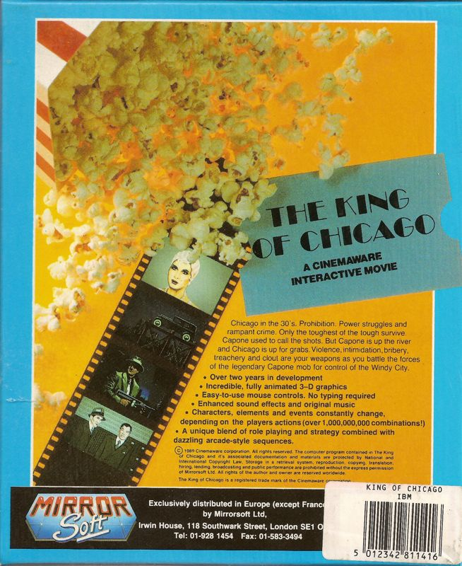 King Of Chicago, The — box-2D-back (EU)