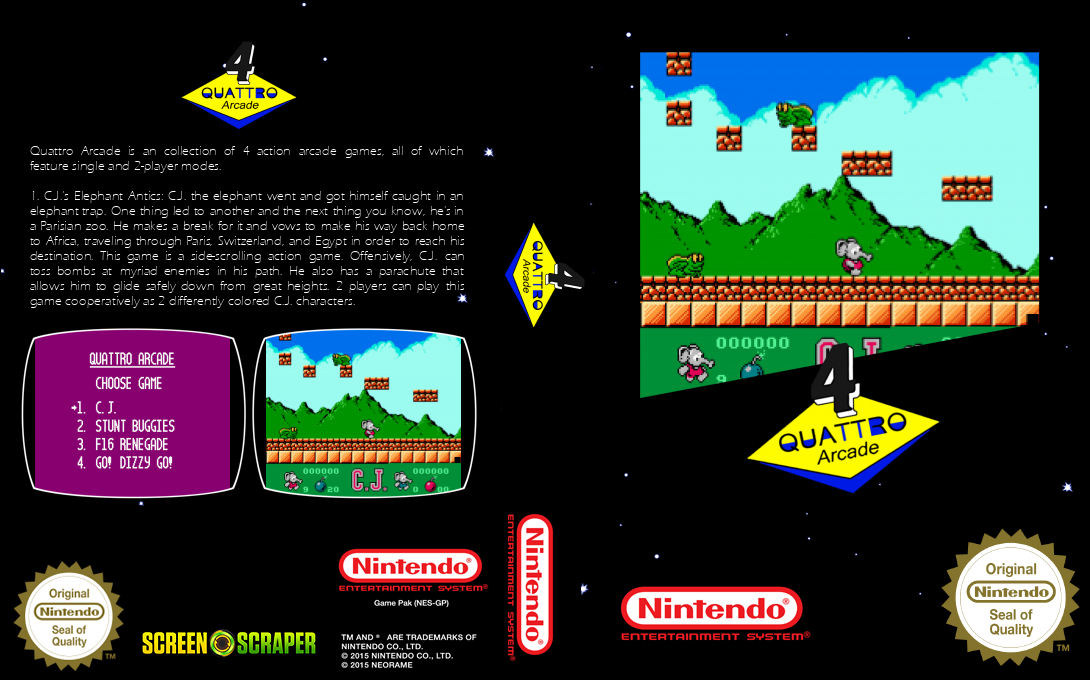 Quattro Arcade — box-texture (SS)