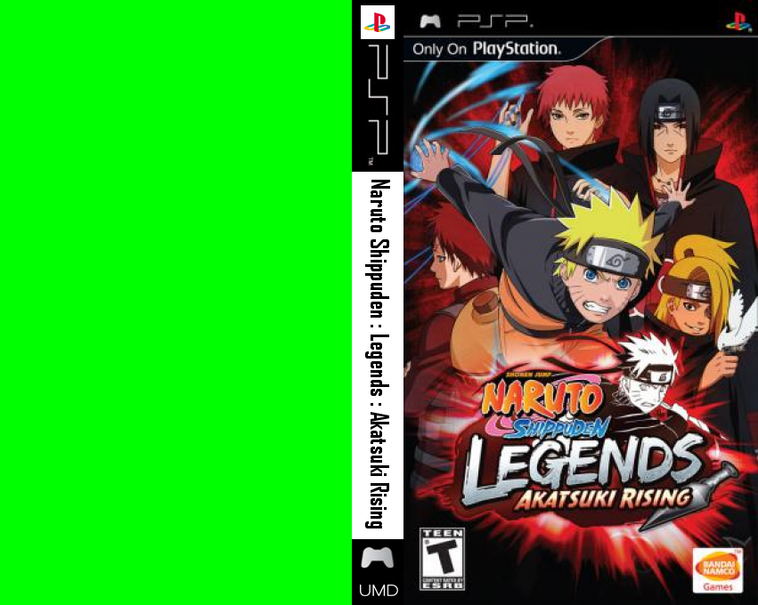 Naruto Shippuden - Legends - Akatsuki Rising — box-texture (US)
