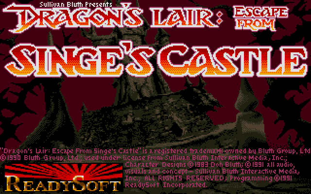 Dragon's Lair - Escape From Singe's Castle — sstitle (US)