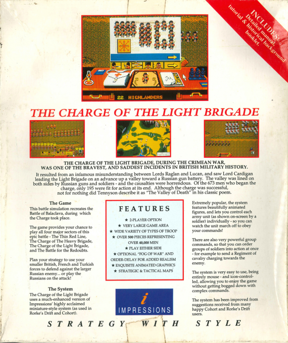 Charge Of The Light Brigade, The — box-2D-back (EU)