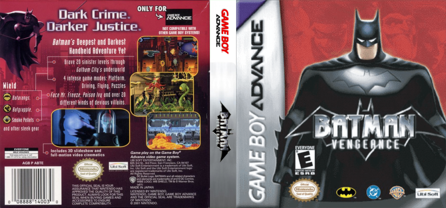 Batman - Vengeance — box-texture (US)