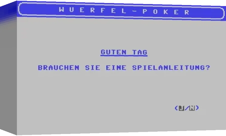Wuerfelpoker — box-3D (WOR)