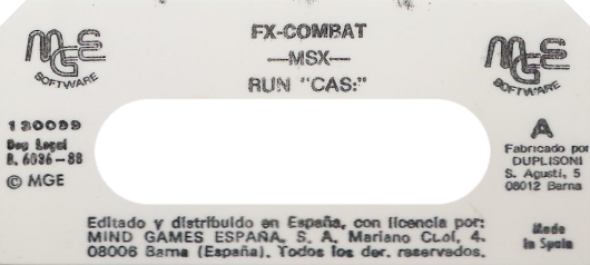 FX-15 Combat — support-texture (SP)
