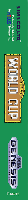 Tecmo World Cup 92 — box-2D-side (US)