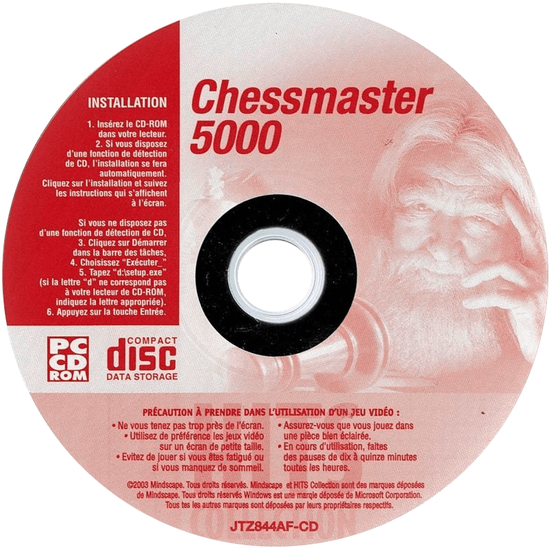 Chessmaster 5000 — support-2D (FR)