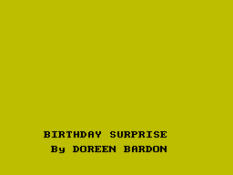 Birthday Surprise — sstitle (WOR)
