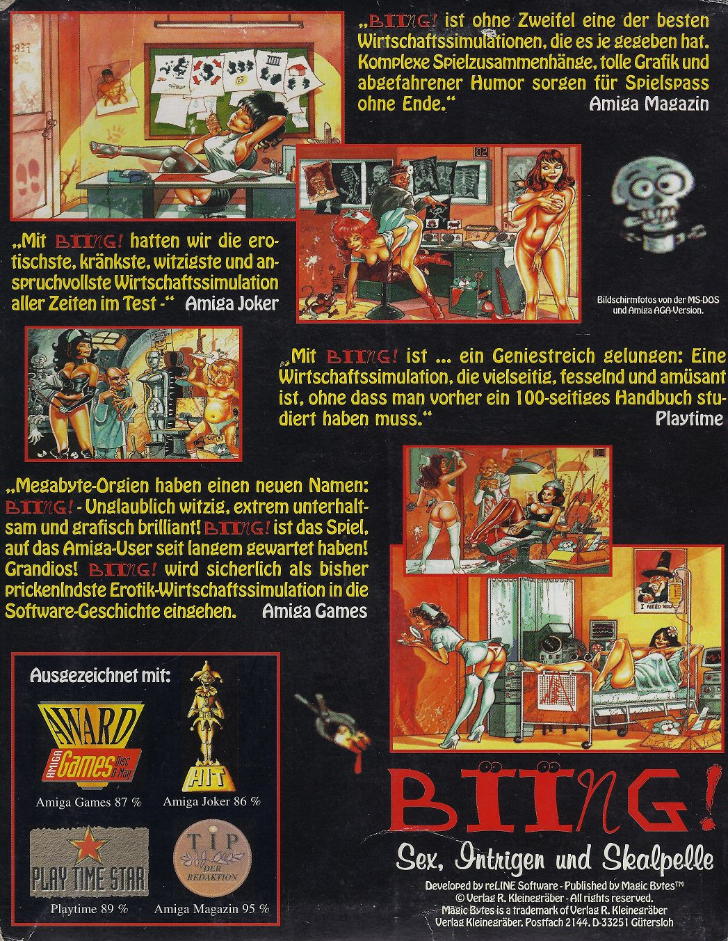 Biing! - Sex, Intrigen und Skalpelle — box-2D-back (DE)