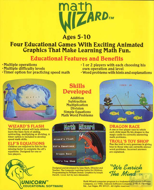 Math Wizard — box-2D-back (WOR)
