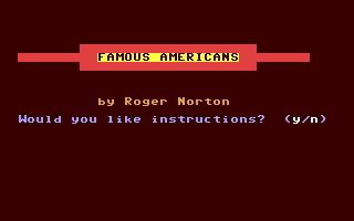Famous Americans — sstitle (WOR)