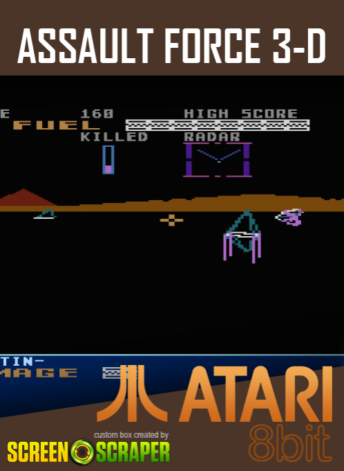 Assault Force 3-D — box-2D (SS)