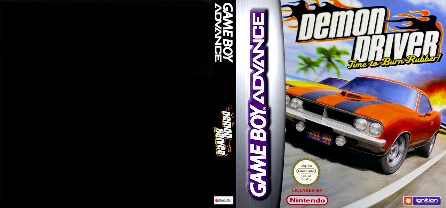 Demon Driver - Time To Burn Rubber! — box-texture (EU)