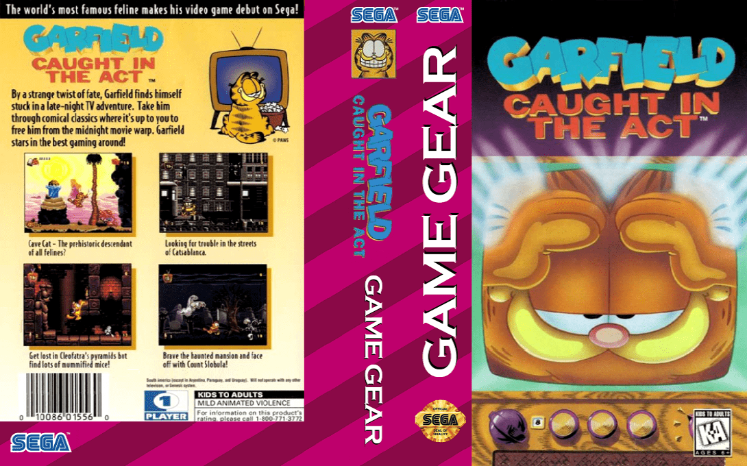 Garfield - Caught In The Act — box-texture (US)