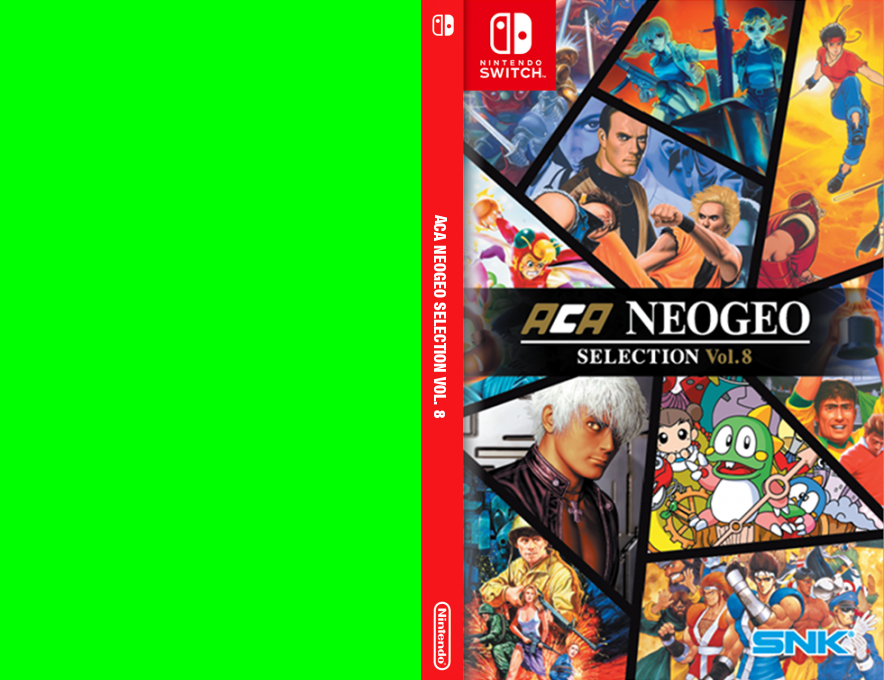 ACA NEOGEO Selection Vol. 8 — box-texture (WOR)