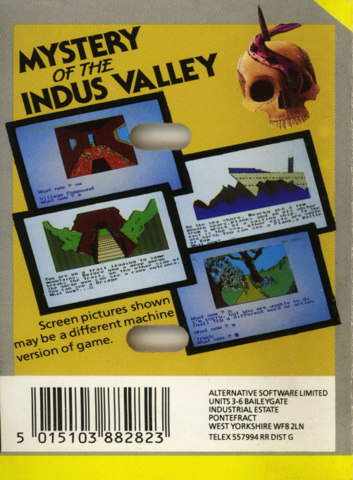 Mystery Of The Indus Valleys — box-2D-back (EU)