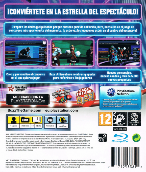Buzz! Concurso Universal — box-2D-back (SP)