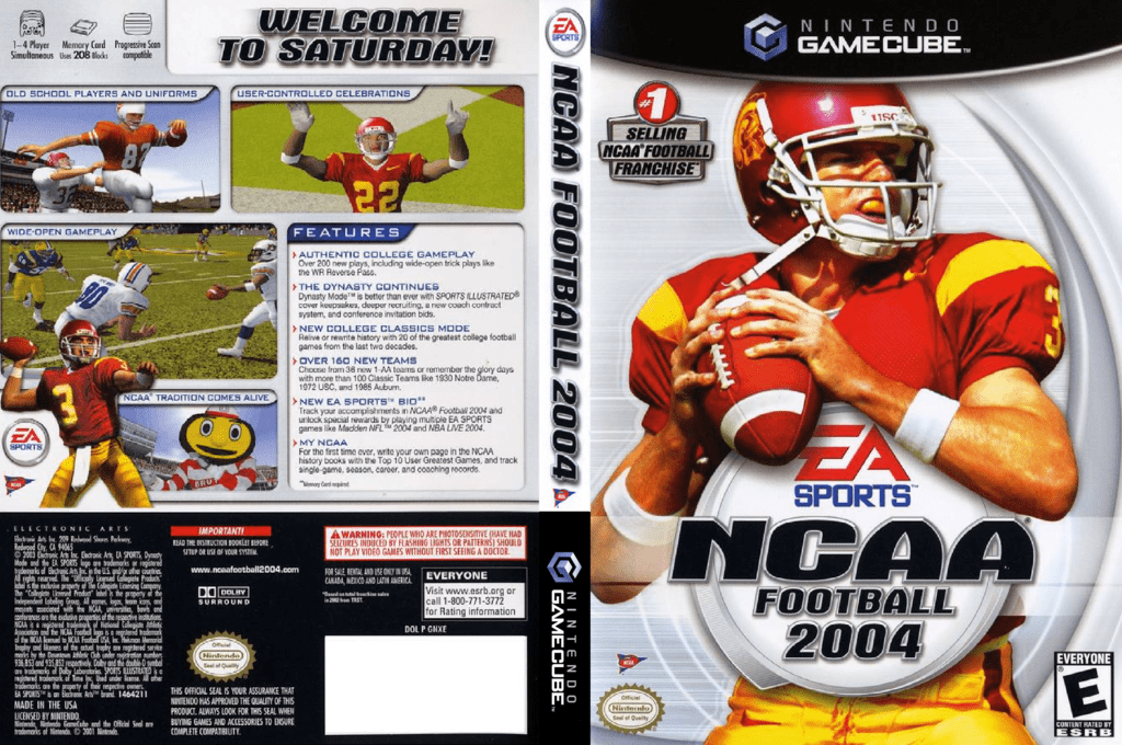 NCAA Football 2004 — box-texture (US)