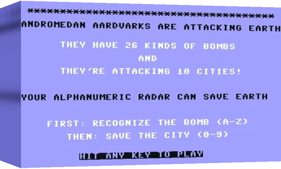 Aardvark Attack — box-3D (WOR)