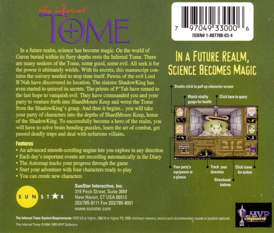 Infernal Tome, The — box-2D-back (CUS)