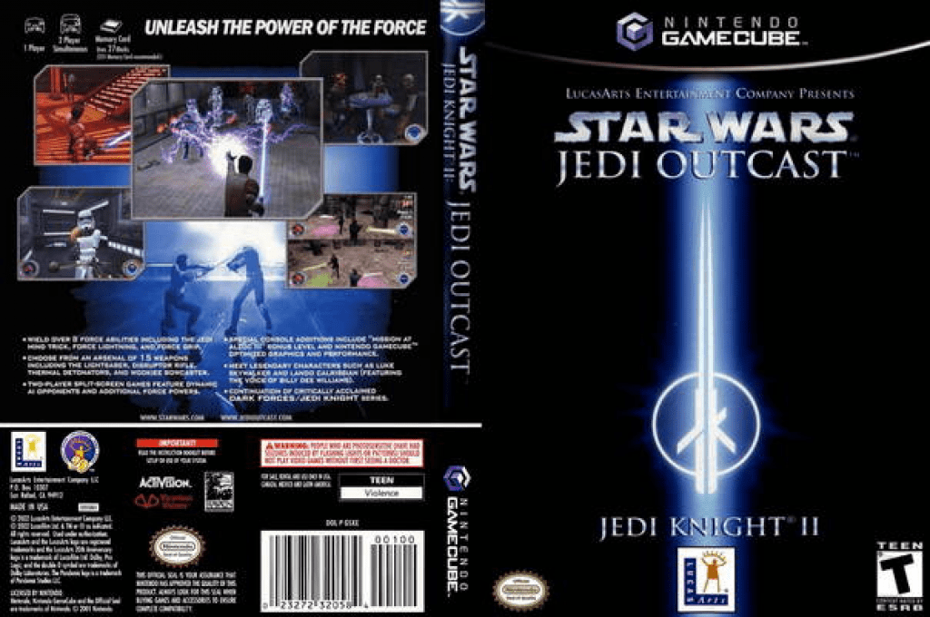 Star Wars Jedi Knight 2 - Jedi Outcast — box-texture (US)