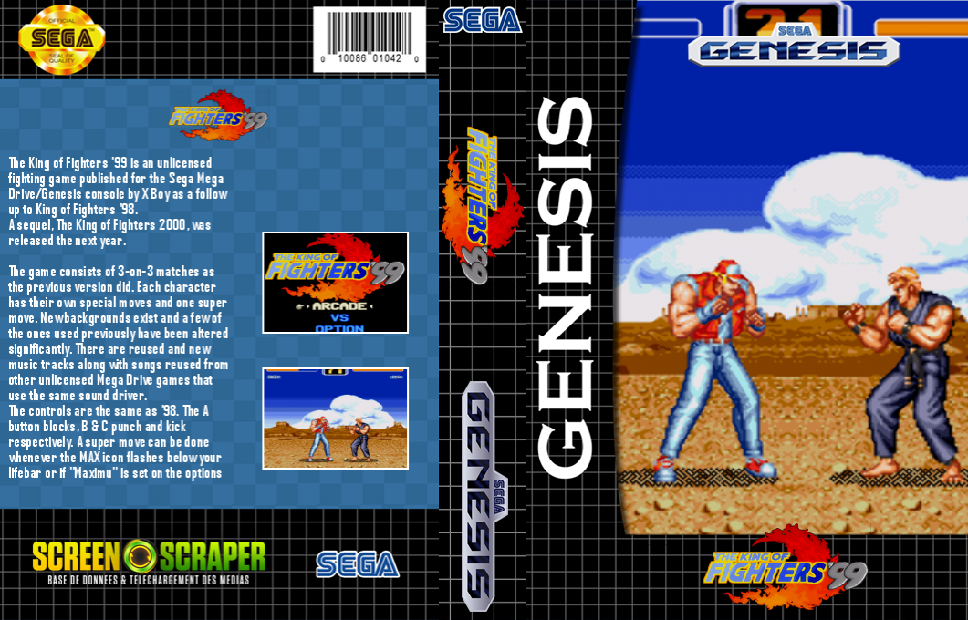 King Of Fighters '99 The — box-texture (SS)