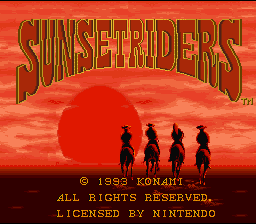 Sunset Riders — sstitle (WOR)