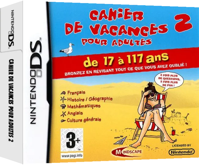 Cahier de Vacances pour Adultes 2 — box-3D (FR)