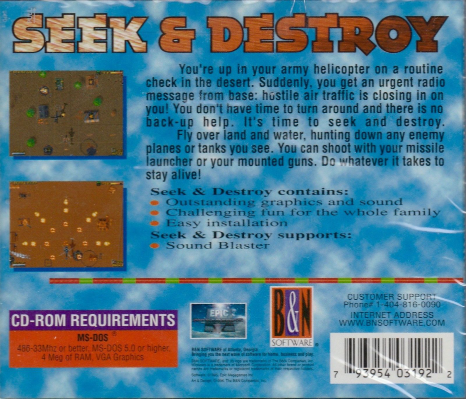 Seek And Destroy — box-2D-back (CUS)