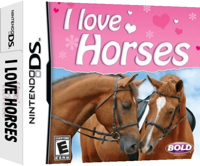 I Love Horses — box-3D (US)