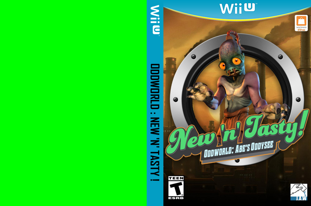Oddworld - New 'n' Tasty ! — box-texture (US)