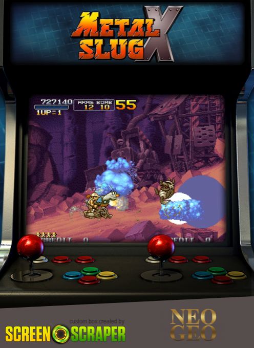 Metal Slug X : Super Vehicle-001 — box-2D (SS)