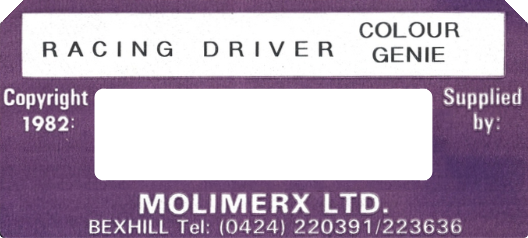 Racing Driver — support-texture (WOR)