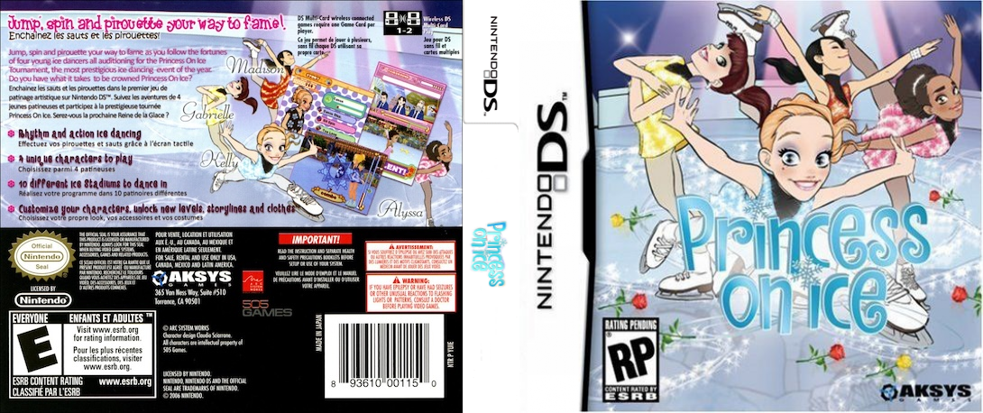 Princess On Ice - Danse Sur Glace — box-texture (US)