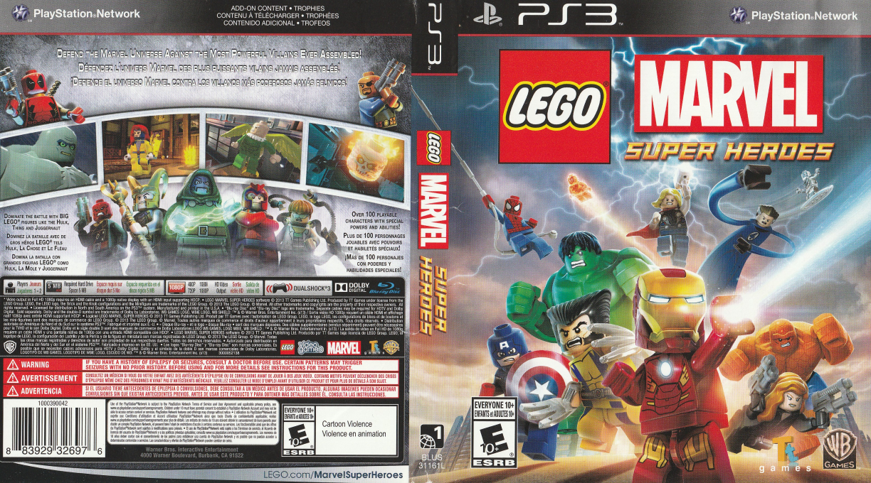LEGO Marvel Avengers — box-texture (US)