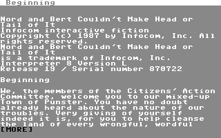Nord And Bert Couldn't Make Head Or Tail Of It — sstitle (US)
