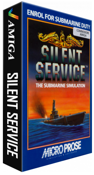 Silent Service - The Submarine Simulation — box-3D (EU)
