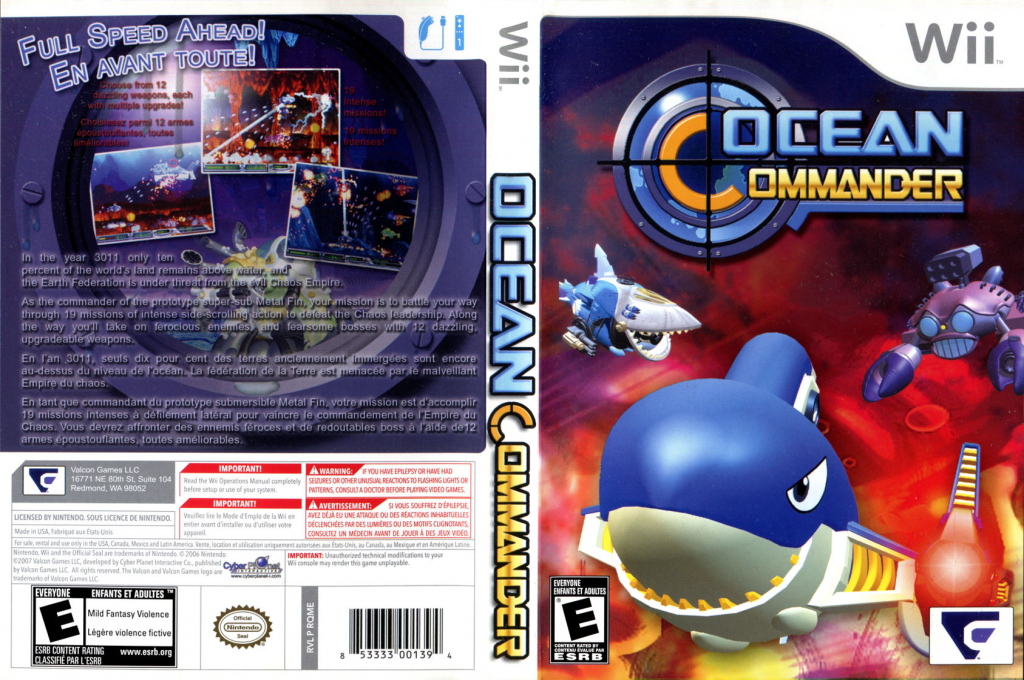 Ocean Commander — box-texture (US)
