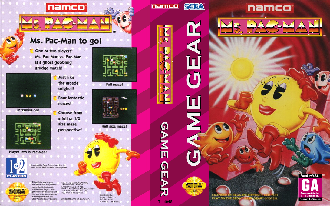 Ms. Pac-man — box-texture (US)
