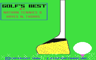 Golf's Best : Pinehurst 2 — sstitle (WOR)