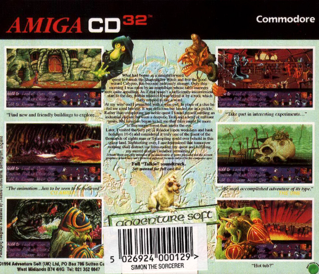 Simon the Sorcerer — box-2D-back (EU)