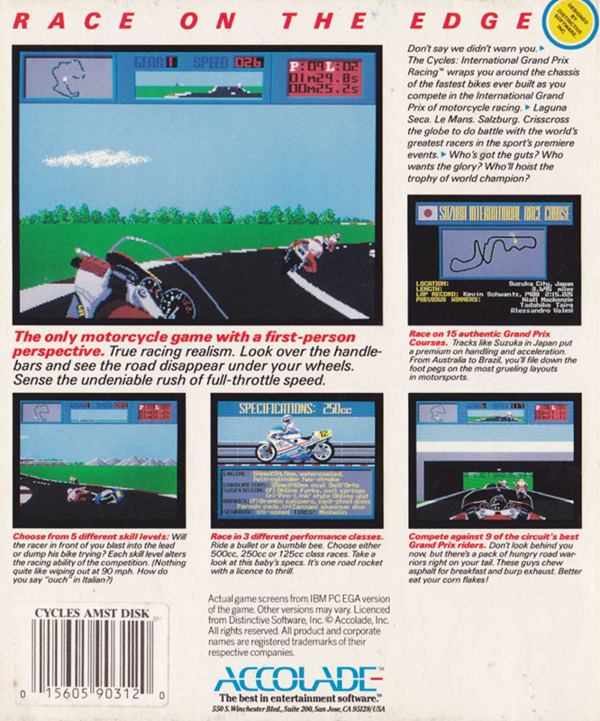 Cycles, The - International Grand Prix Racing — box-2D-back (EU)