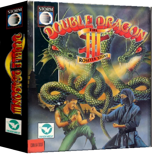 Double Dragon III - The Rosetta Stone — box-3D (EU)